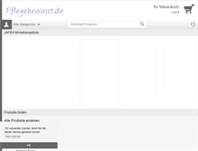 Tablet Screenshot of pflegebewusst.de